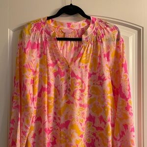 Lily Pulitzer Elsa Silk Top - Size M
